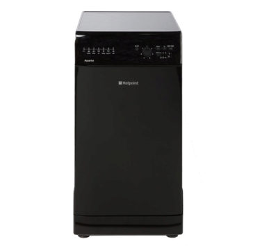 HOTPOINT SIAL11010K Slimline Dishwasher - Black HOTPOINT SIAL11010K Slimline Dishwasher - Black